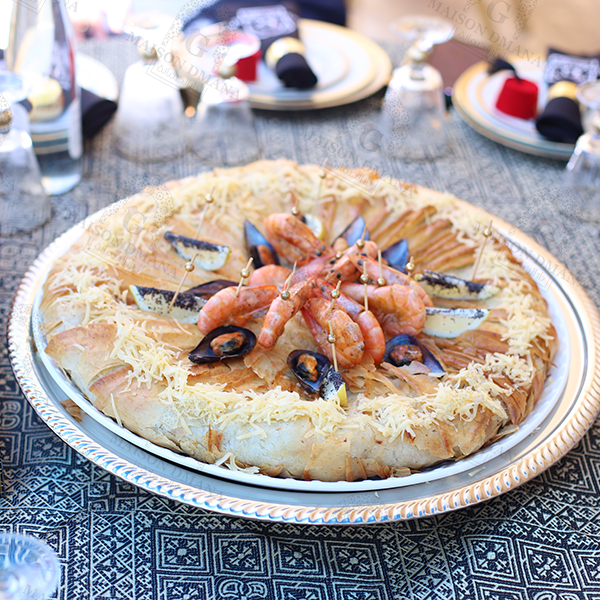 Pastilla aux fruits de mer